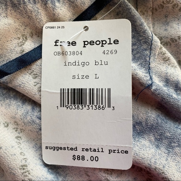 NWT $88 Free People “Call on Me” top - Picture 11 of 11